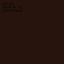 #26140D - Coffee Bean Color Image